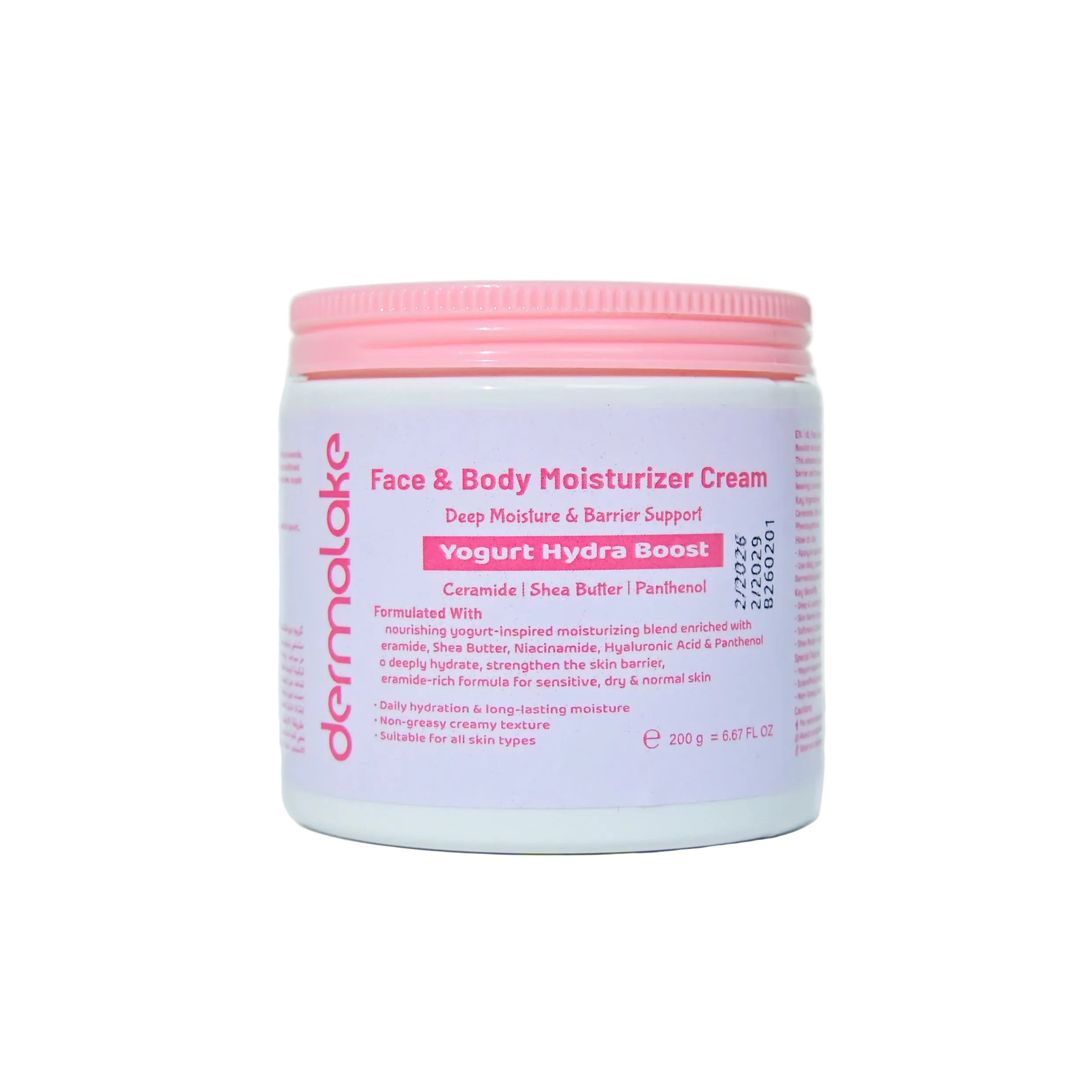 Yogurt Hydra Boost - Face & Body Ceramide Moisturizer Cream