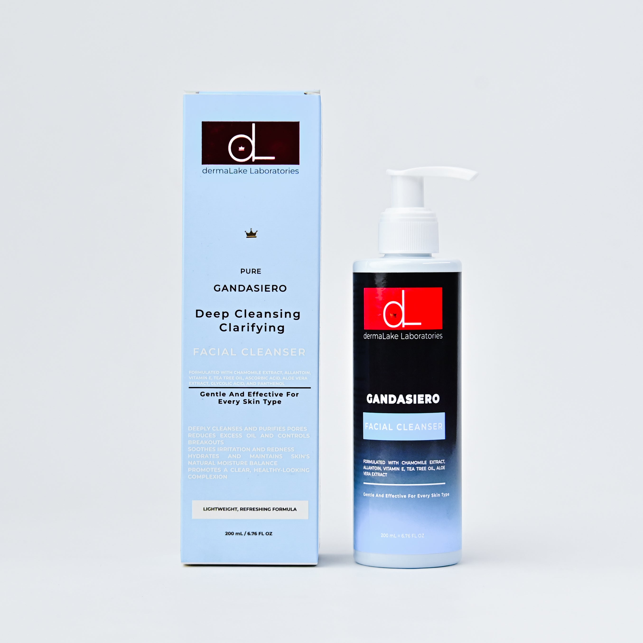 Facial Cleanser – Deep-Clean & Balance with Salicylic + Glycolic | dermaLake Egypt