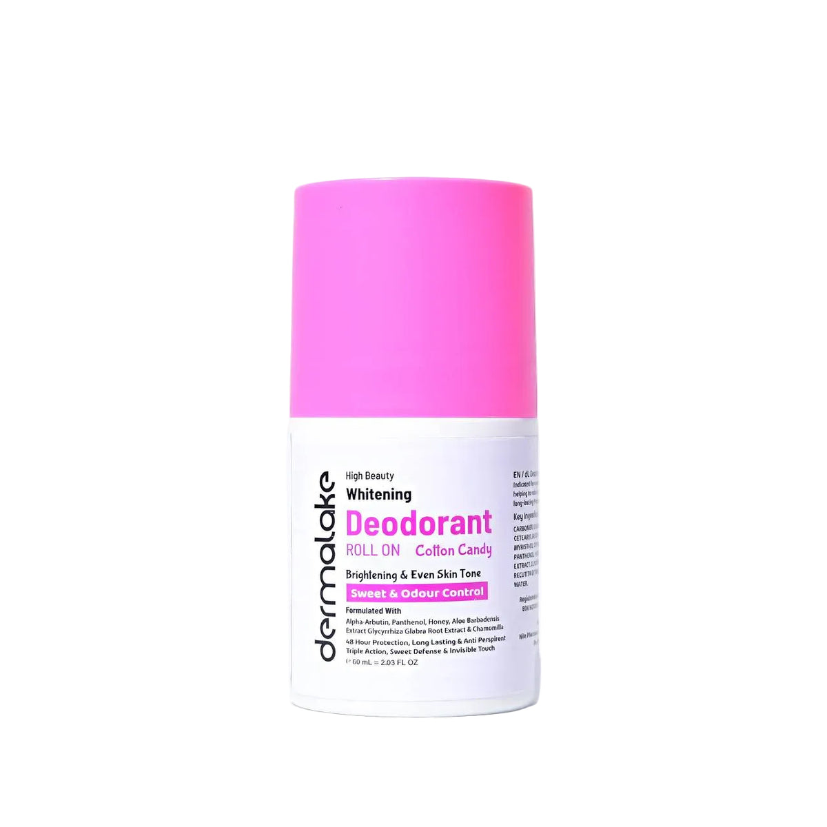 Deo Whitening Cotton Candy Roll On - 48 Hours Protection
