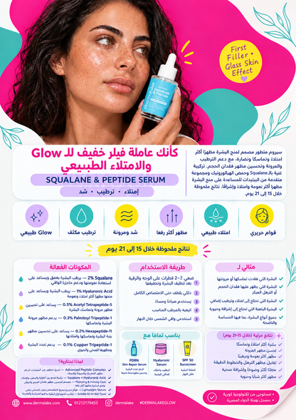 سيروم السكوالان و الببتيد