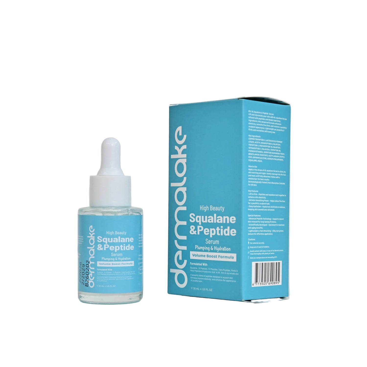 Squalane &amp; Peptide Serum– Volume Boost &amp; Filler Like Effect