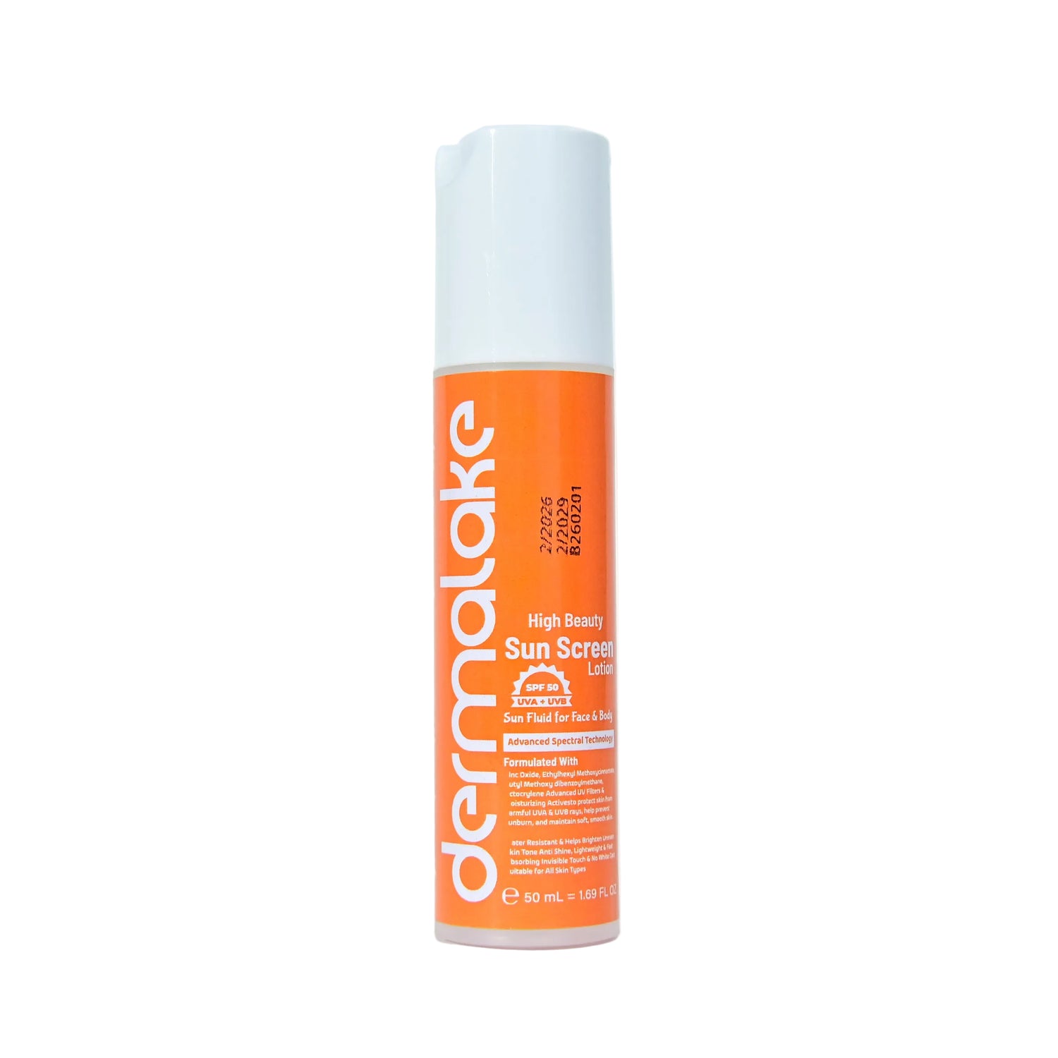 Sun Screen Fluid – SPF 50 Protection for Face&amp;Body
