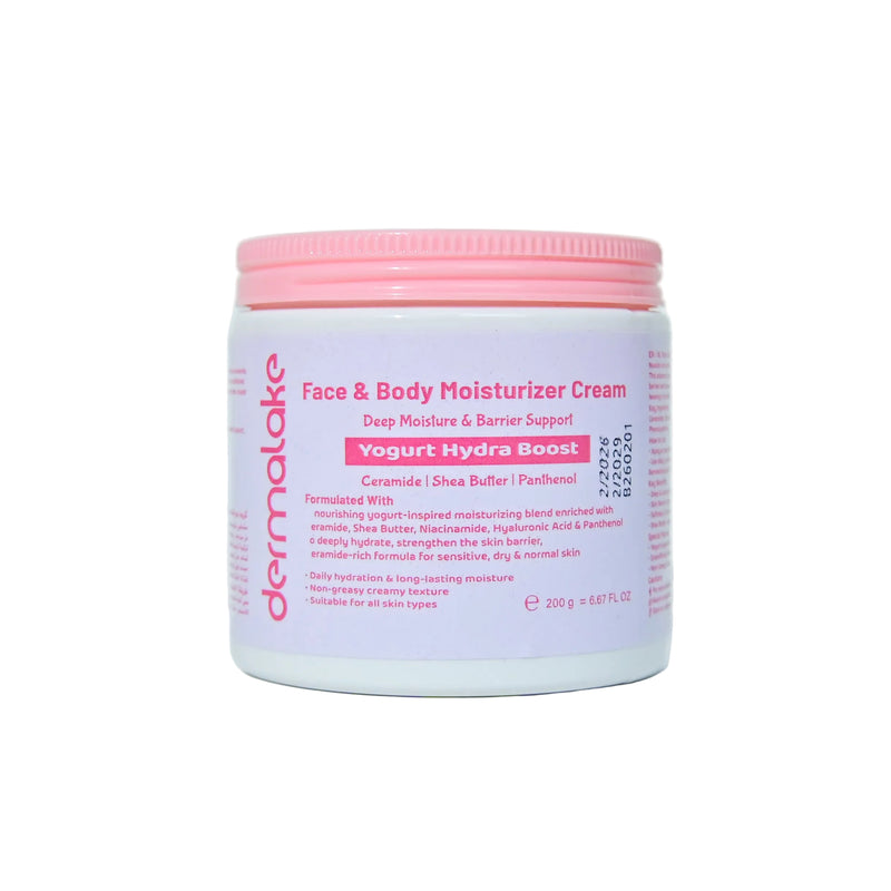 DermaLake® Face&Body Moisturizer Cream – Yogurt Hydra Boost