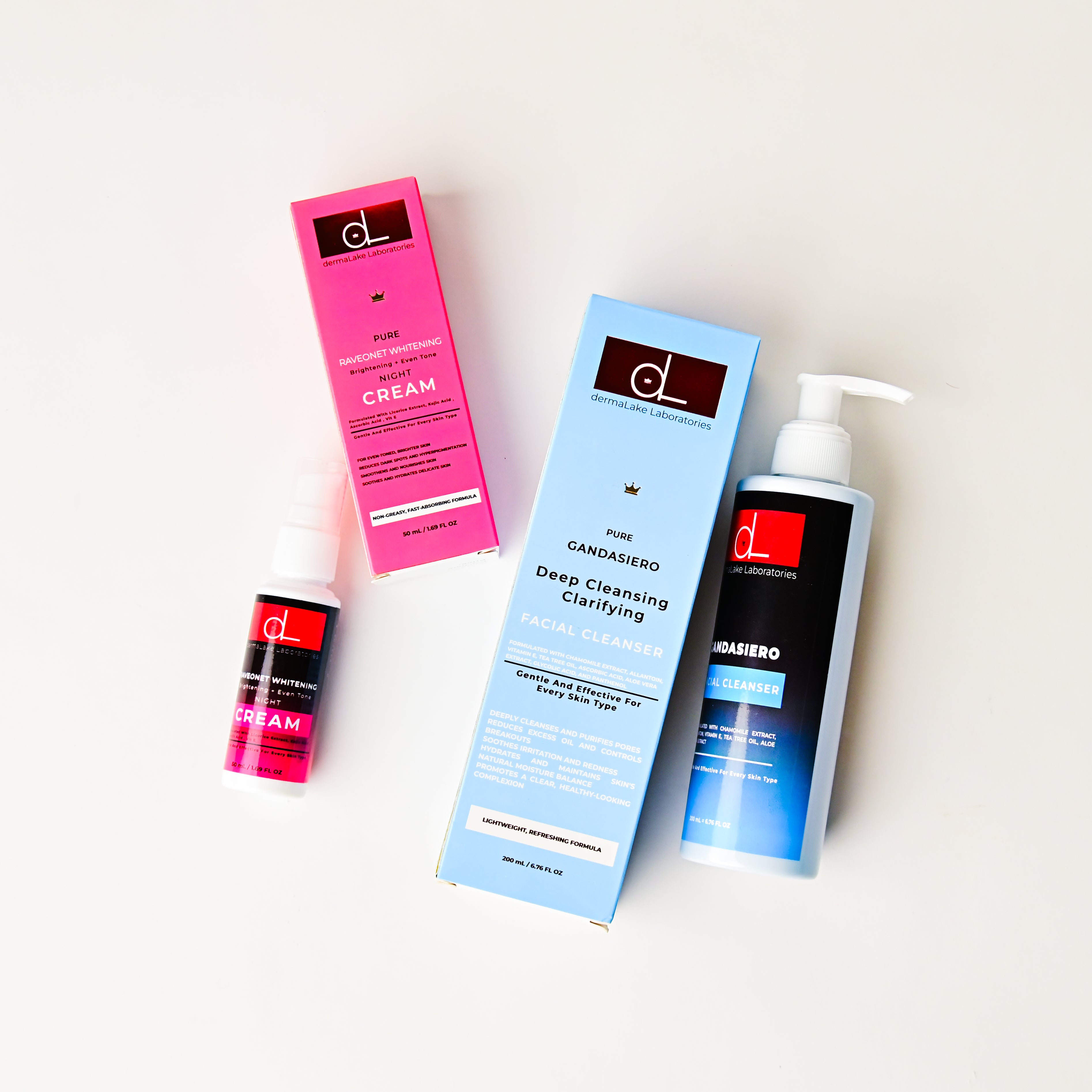 Glow & Clear 2-in-1 Bundle – Cleanser & Night Cream Routine | dermaLake Egypt