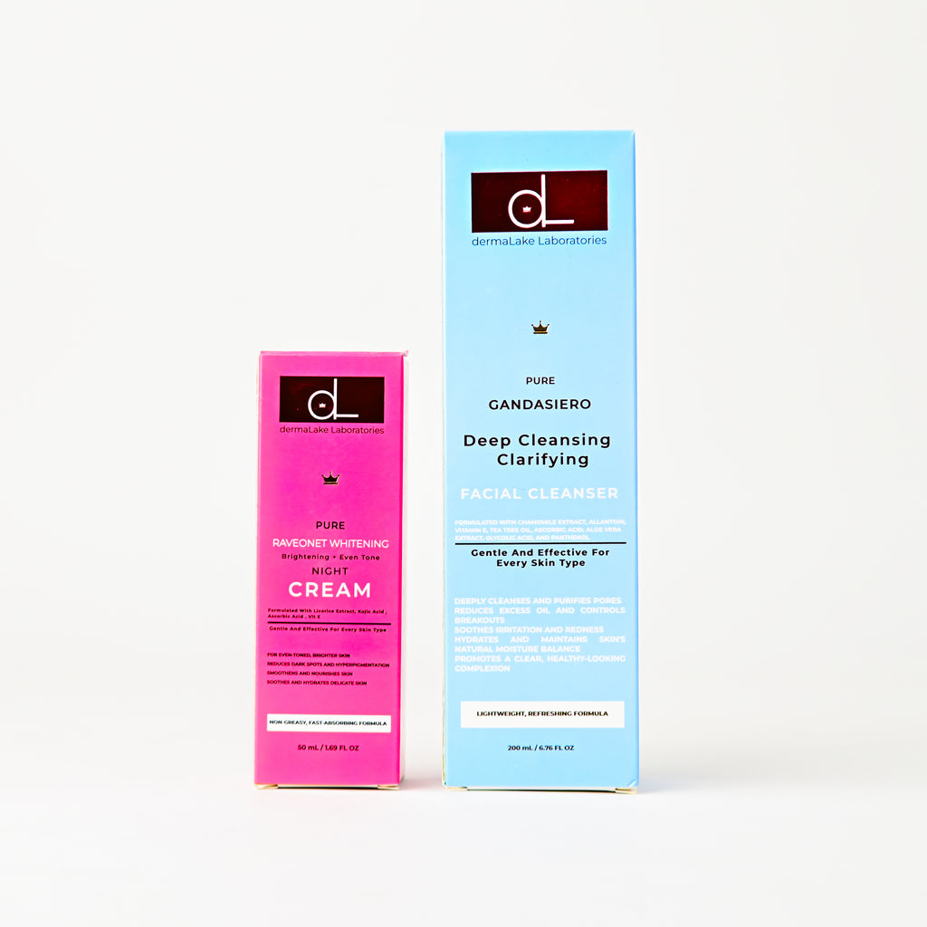 Glow & Clear 2-in-1 Bundle – Cleanser & Night Cream Routine | dermaLake Egypt