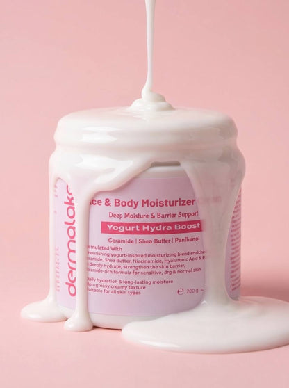 Yogurt Hydra Boost - Face &amp; Body Ceramide Moisturizer Cream