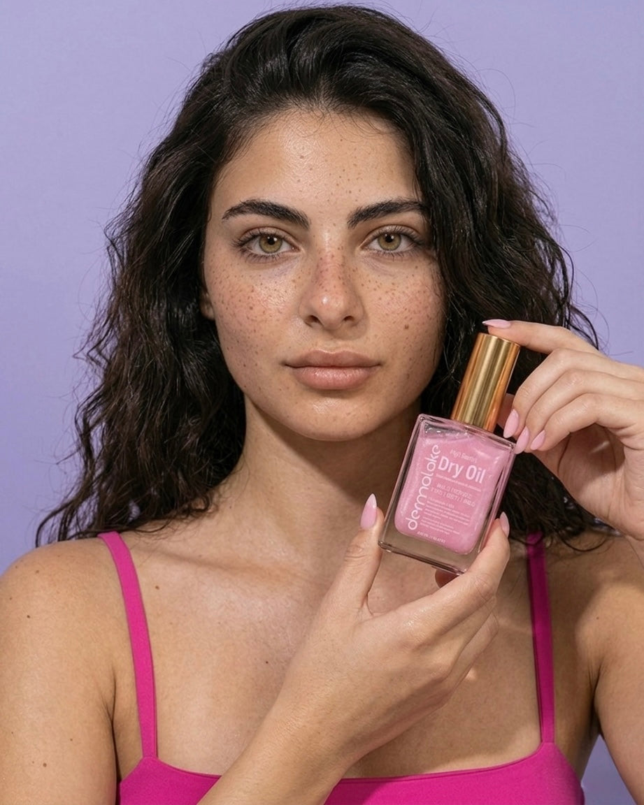 Pomegranate Musk Dry Oil – Face , Body &amp; Hair Multi-Use Care