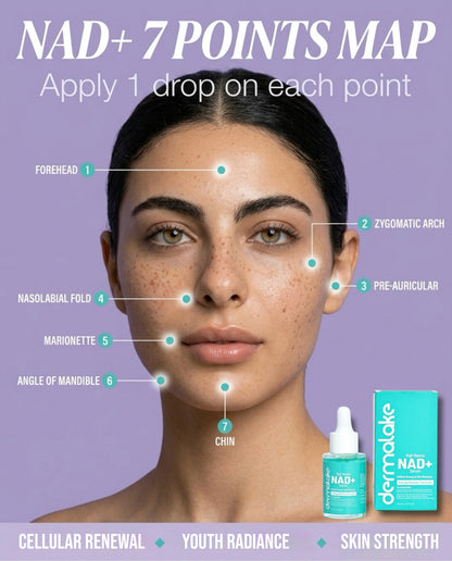 NAD+ Serum – Cellular Energy &amp; Skin Recharge With NAD+ 7 Points Technique