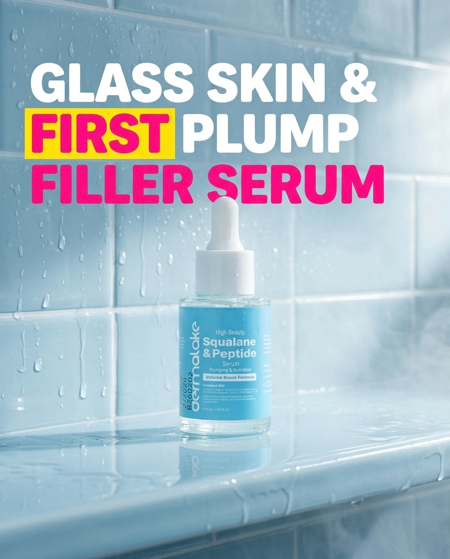 Squalane &amp; Peptide –  Glass Skin &amp; First Plump Filler Serum