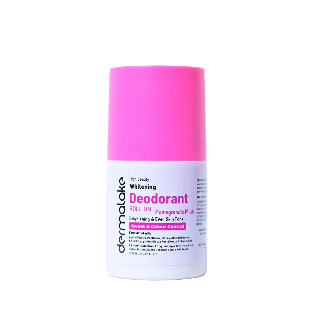 Deo Whitening Pomegranate Musk Roll On - 48 Hours Protection