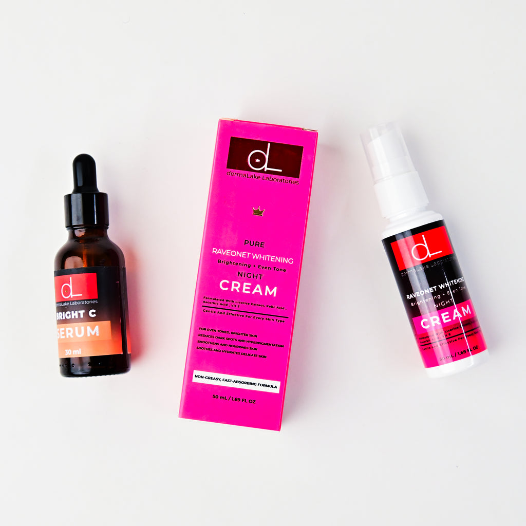 Night Glow Bundle – Brightening Night Routine Set | dermaLake Egypt