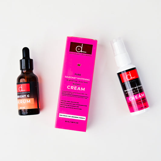 Night Glow Bundle – Brightening Night Routine Set | dermaLake Egypt