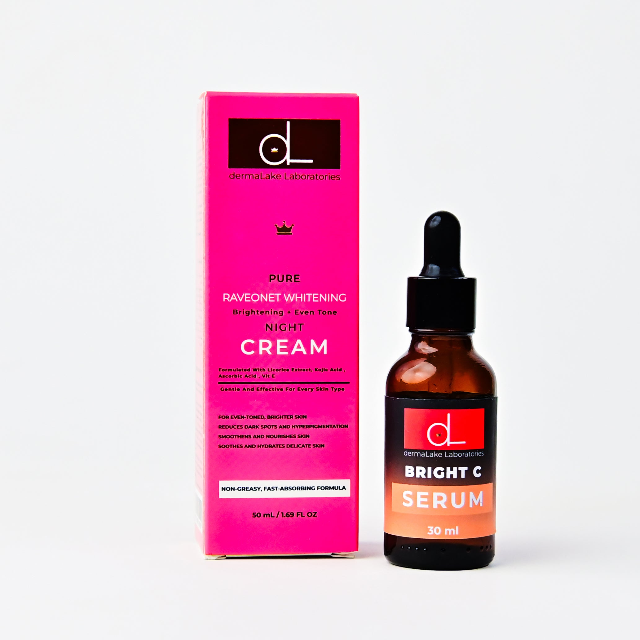 Night Glow Bundle – Brightening Night Routine Set | dermaLake Egypt